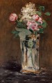 クリスタルの花瓶の花 印象派 エドゥアール・マネ